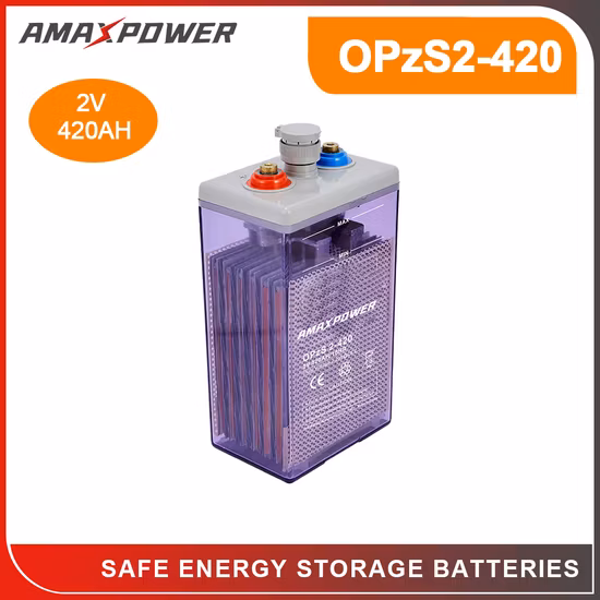 Opzs 2V 2500ah Flooded Lead Acid Replacement Battery for Solar System
