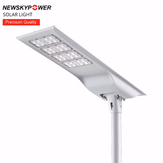 Alumínio 40W 80W integrado tudo em uma luz de rua LED solar